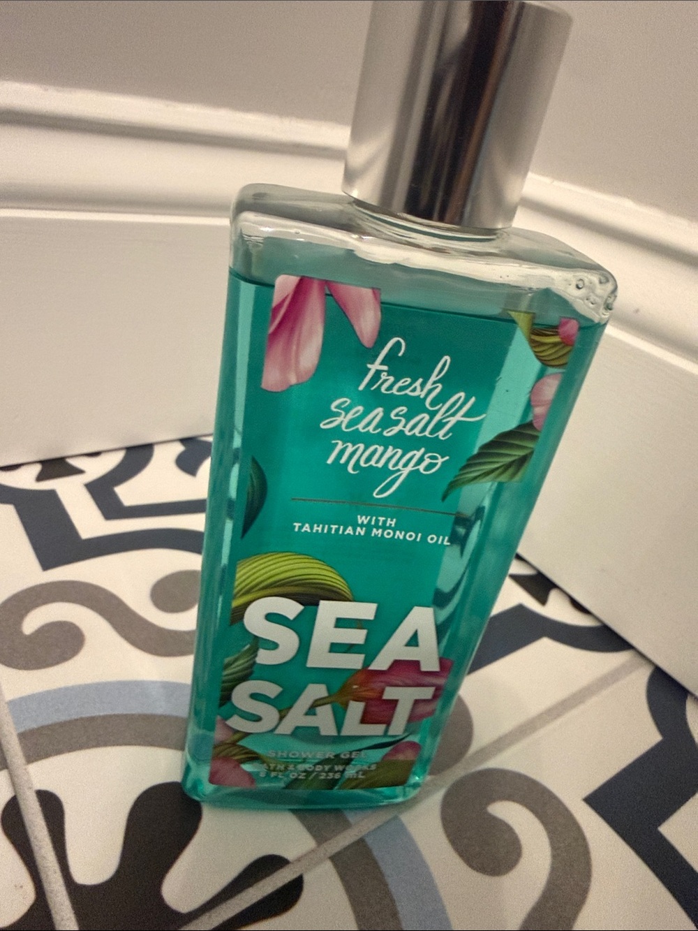 Bath & Body Works Fresh Sea Salt Mango Shower Gel - Teal